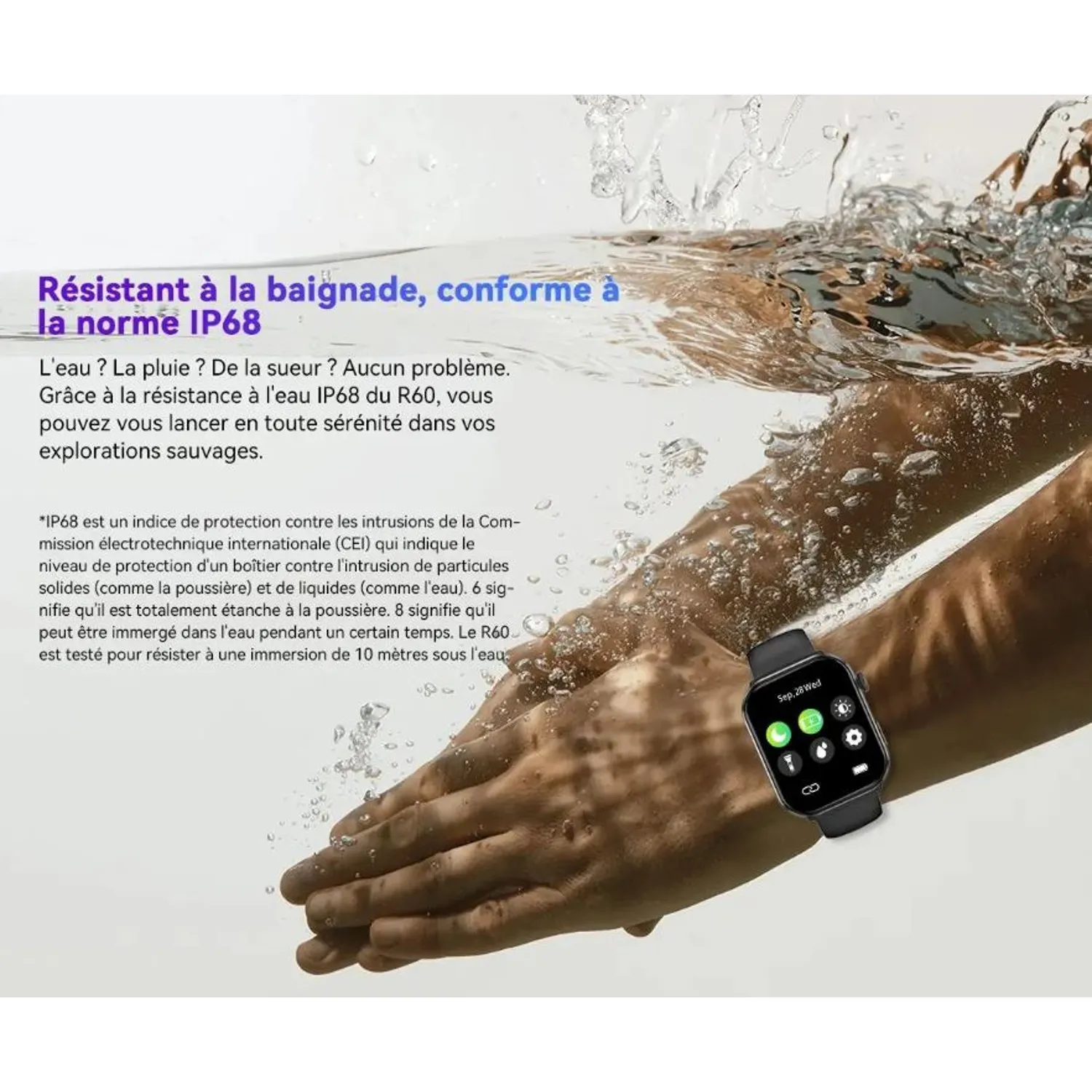 Montre Intelligente Cardio Étanche – Image 2