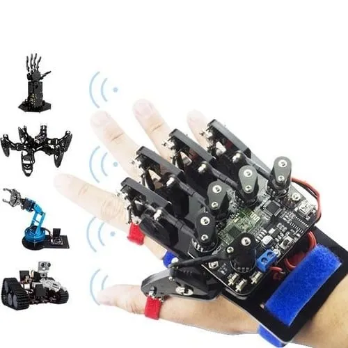 Gant Mécanique Bionique – Kit de Contrôle Robotique Somatosensoriel pour Arduino