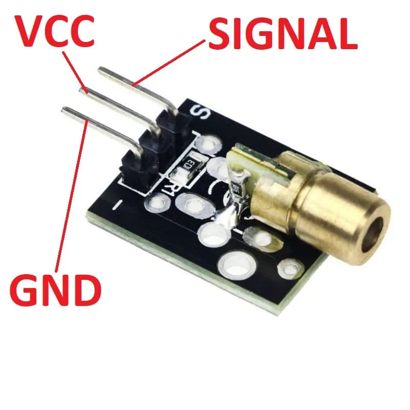 Module Laser KY-008 – Émetteur laser rouge 650 nm – Image 3