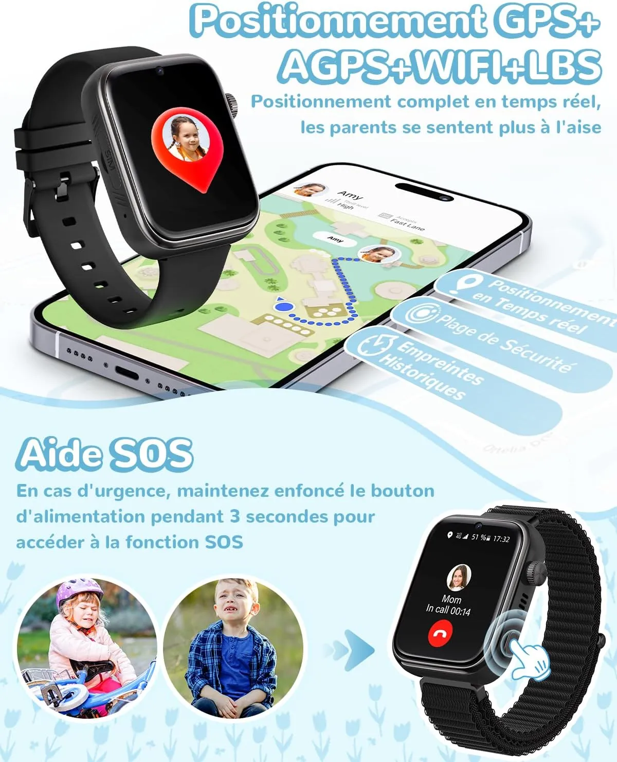 Montre Connectée 4G Enfant – Image 3