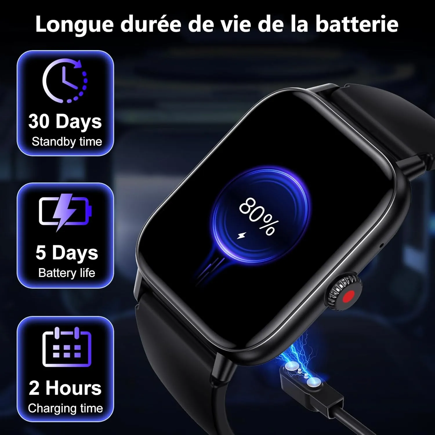 Montre Connectée Appels Vocaux Bluetooth – Image 6