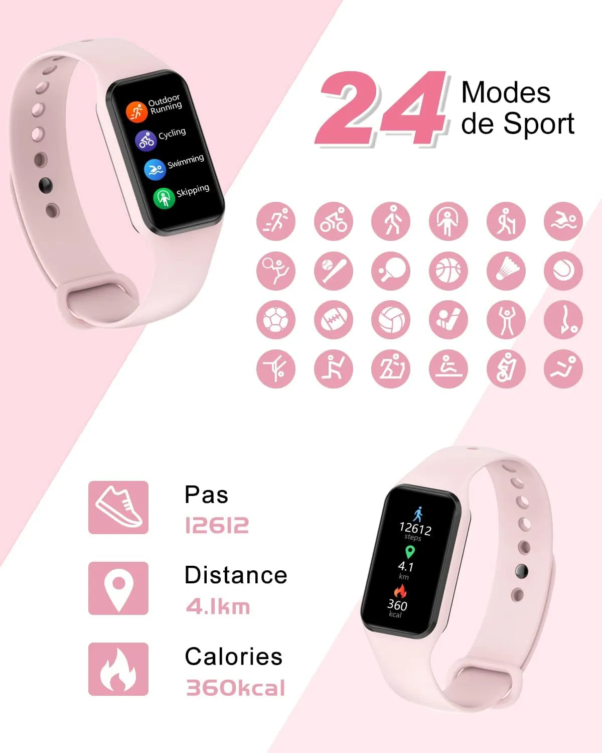 Montre Connectée Calcul Calories – Image 7