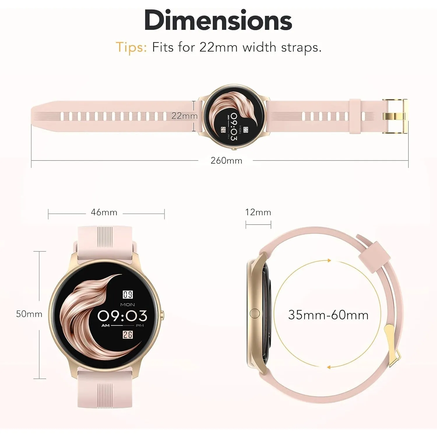 Montre Connectée Femme Tracker d’Activité – Image 9