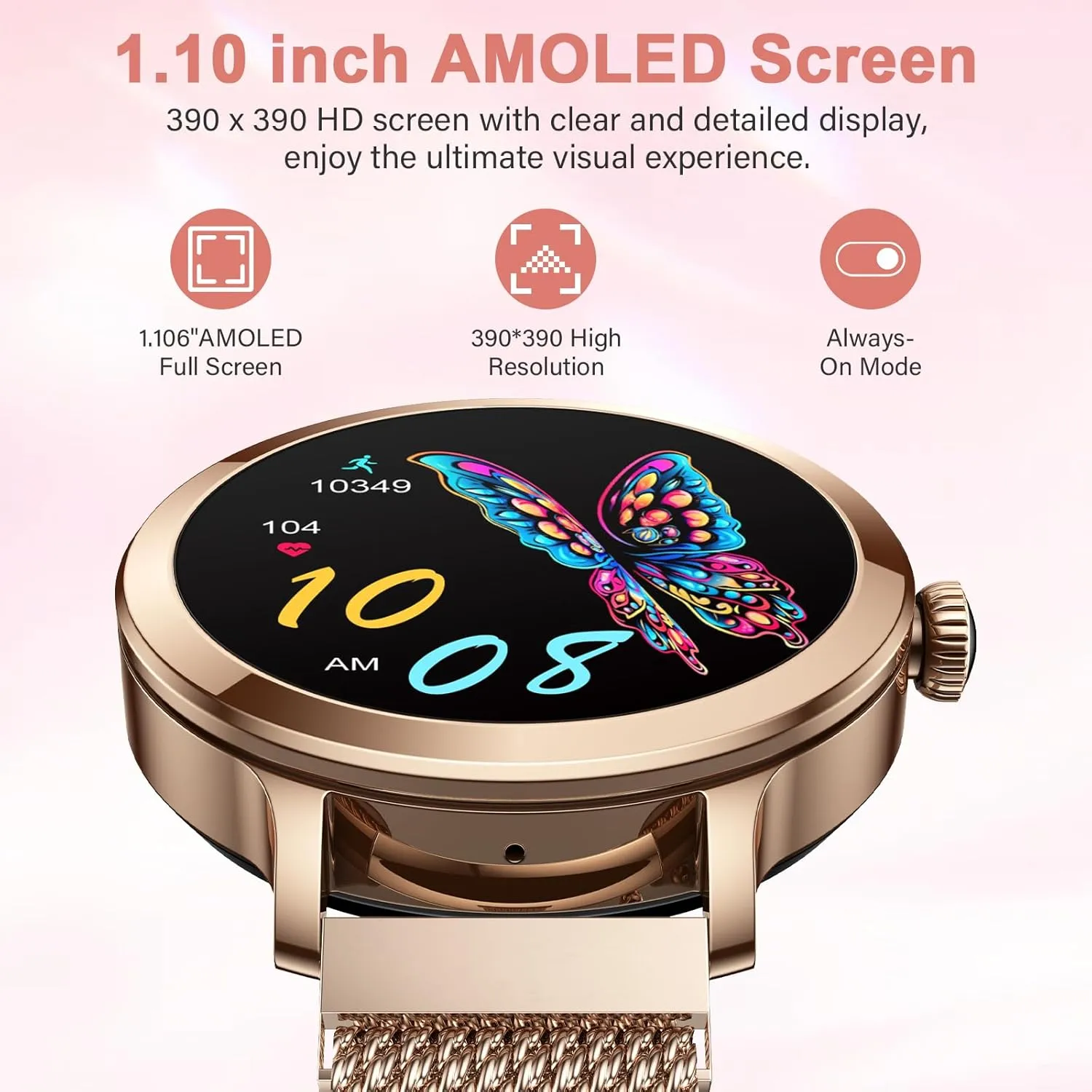Montre Connectée Chic Pour Femmes – Image 2
