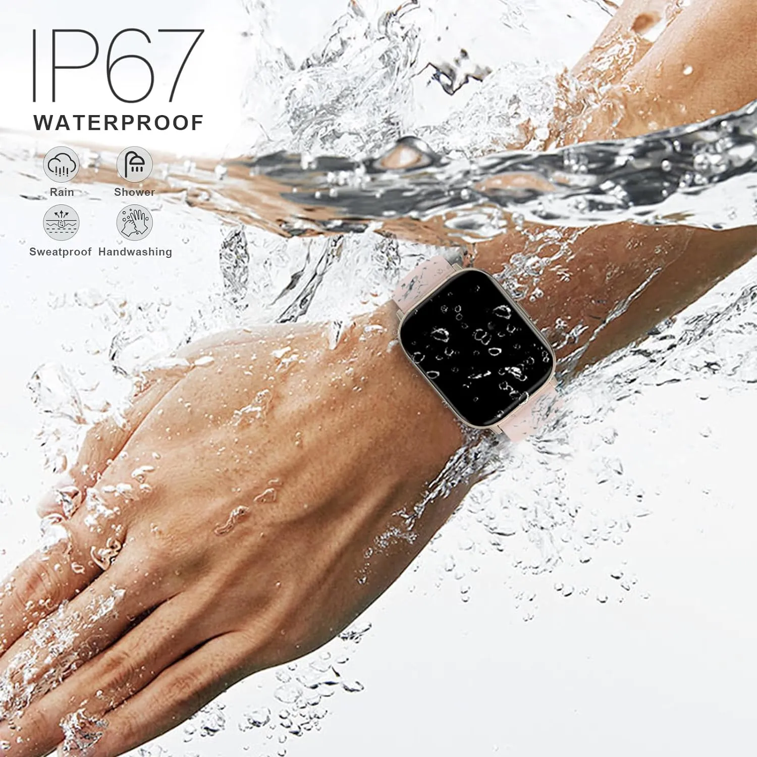 Smartwatch Femme Couleur Rose – Image 6