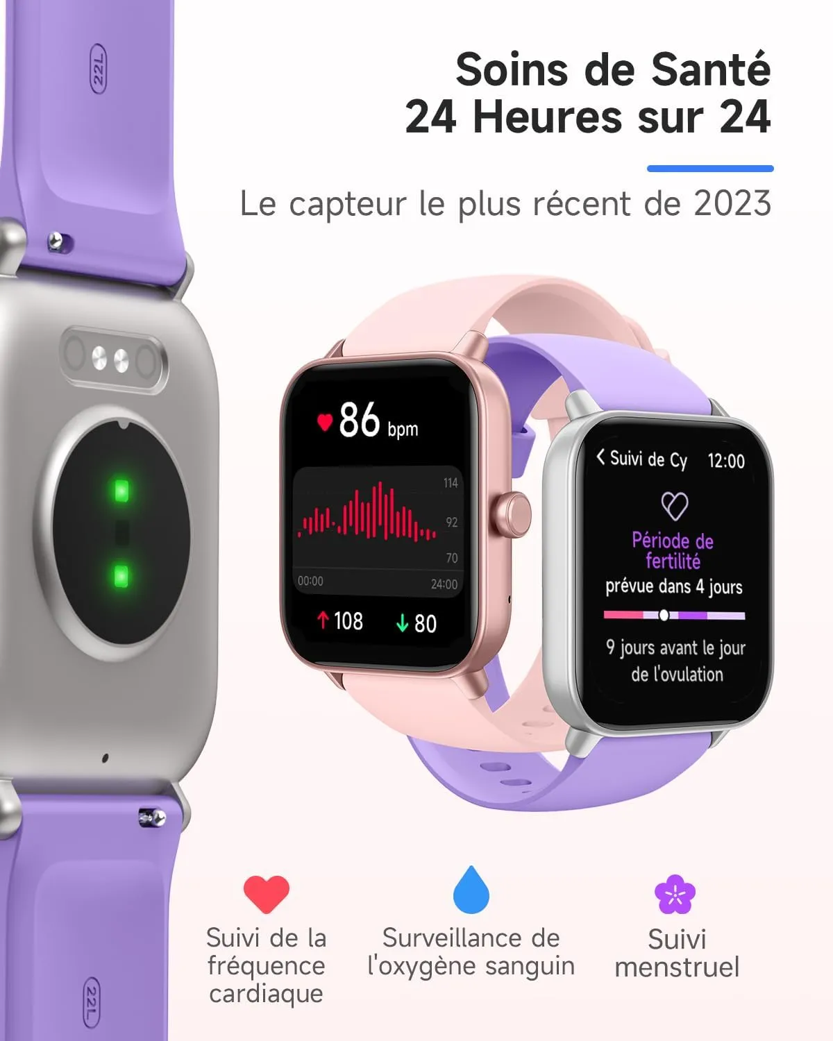 Montre Intelligente Femme Modes Sportifs – Image 3