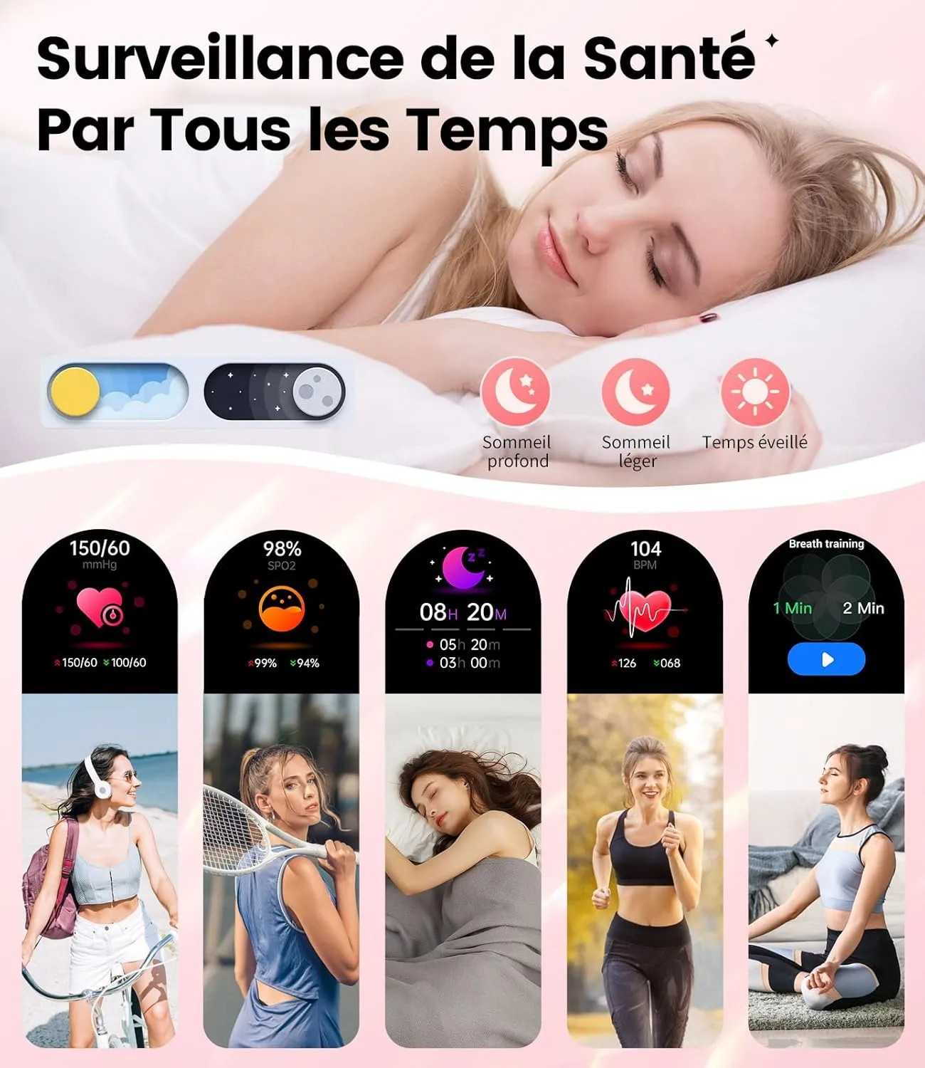 Montre Connectée Femme Petit Cadran – Image 6