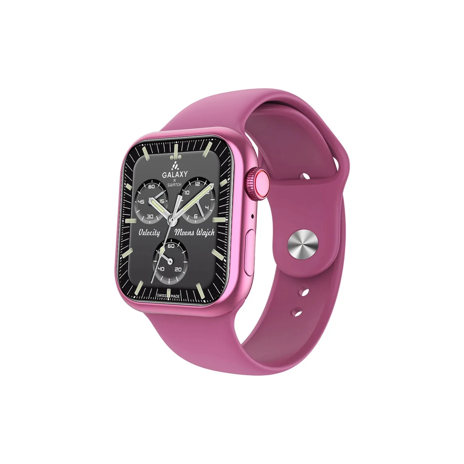 Montre Intelligente Rose Étanche