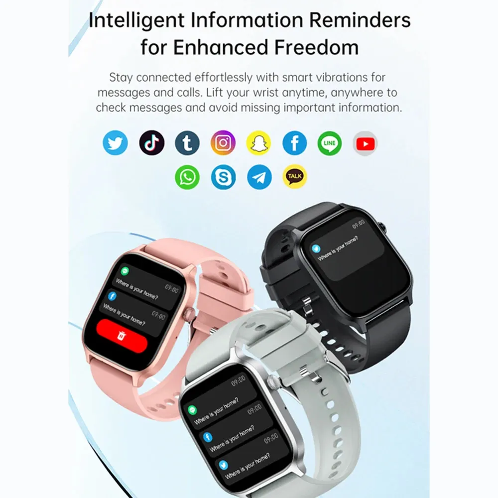 Smartwatch Femme Étanchéité IPX8 – Image 4