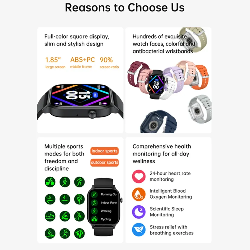 Smartwatch Femme Étanchéité IPX8 – Image 9