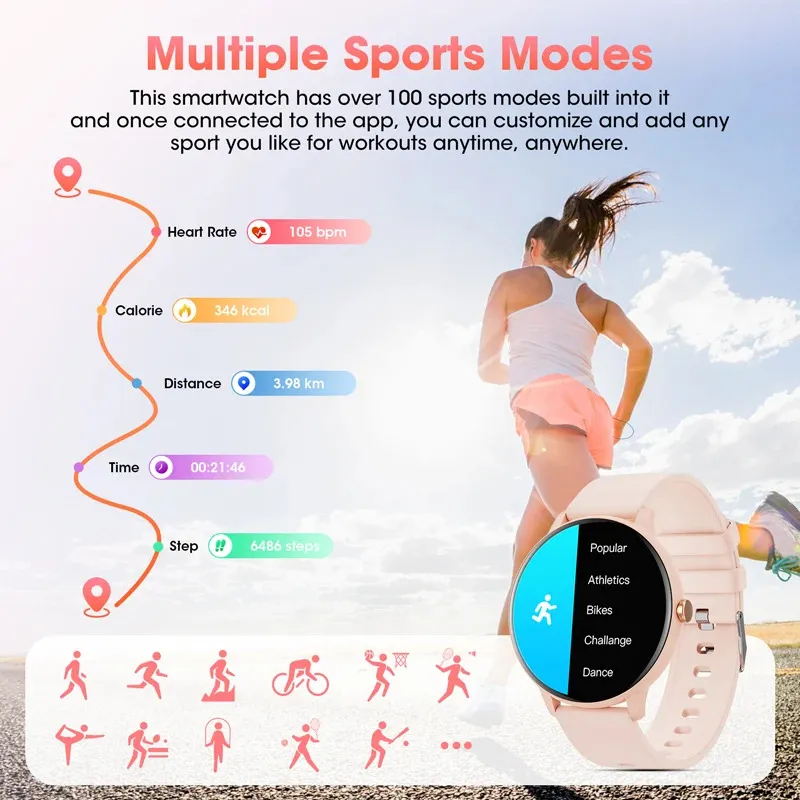 Smartwatch avec Suivi de Santé Précis – Image 3