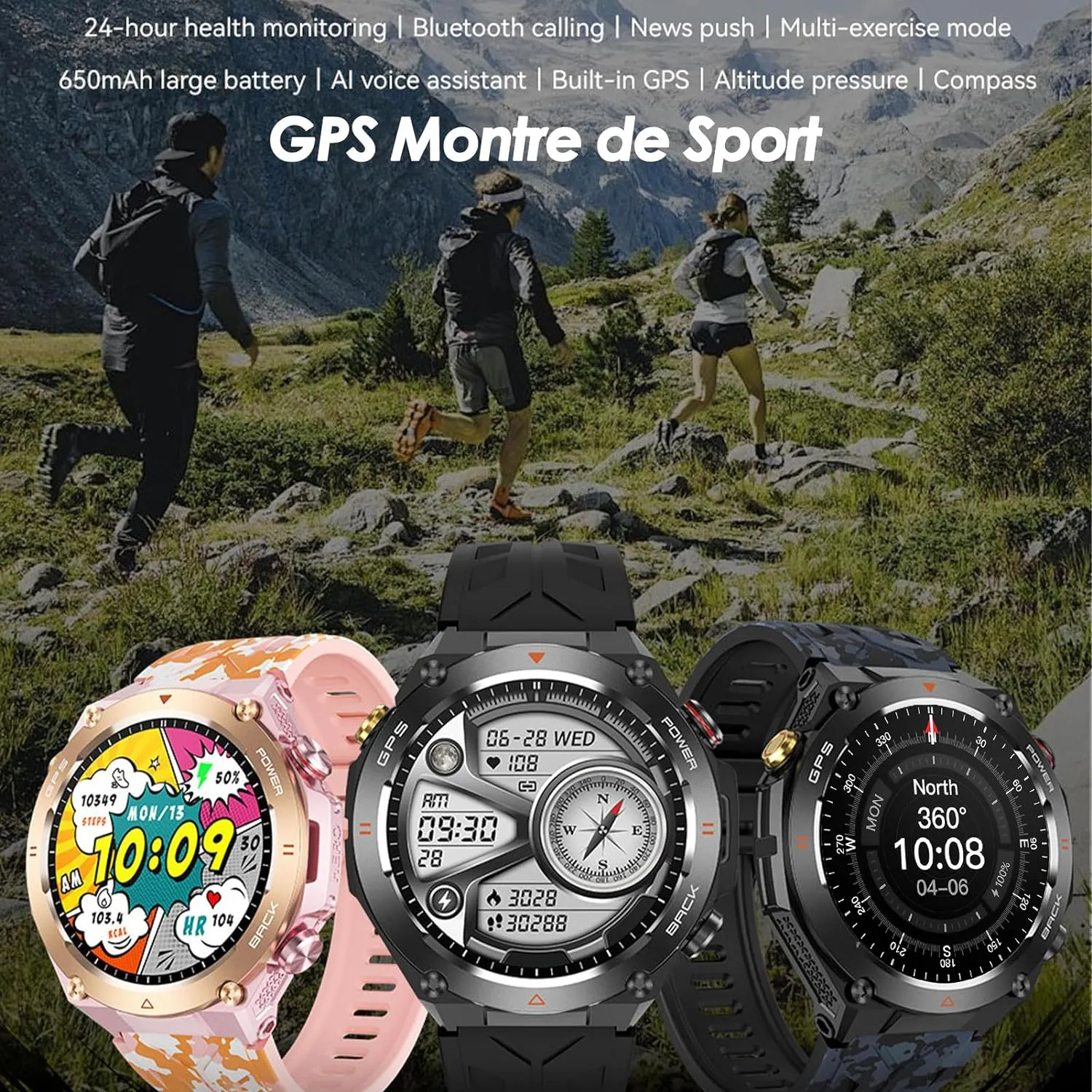 Montre Intelligente Pour Femmes 1 ATM – Image 3