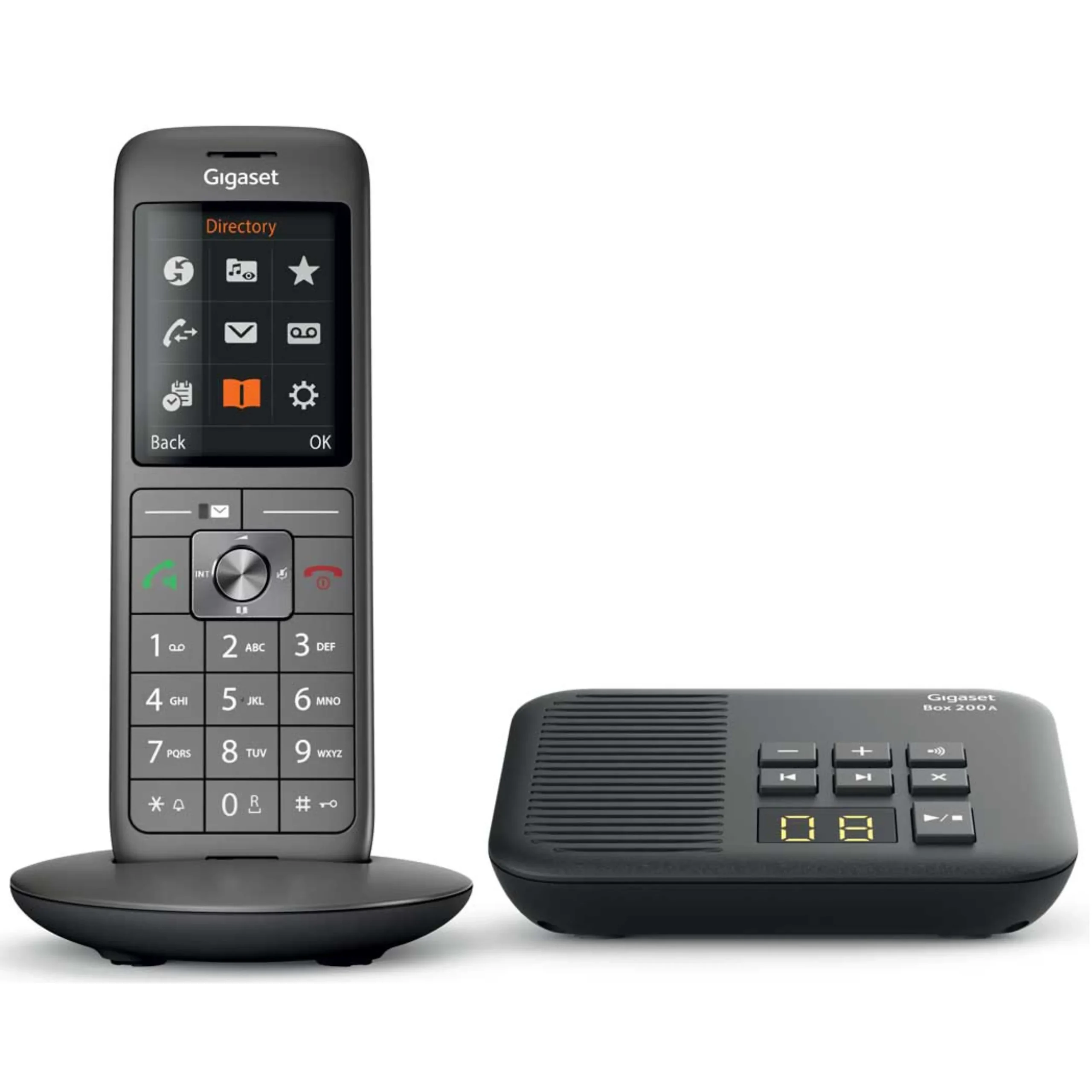 TELEPHONE FIXE GIGASET GIGA CL 660 A NOIR SOLO AVEC REPONDEUR
