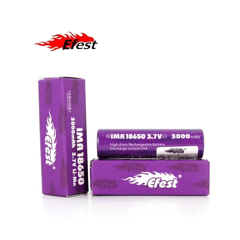 Accu Efest 18650 IMR 3000 Mah – Image 2