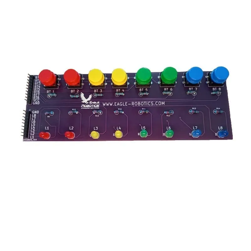 Carte Leds et Boutons pour Arduino
