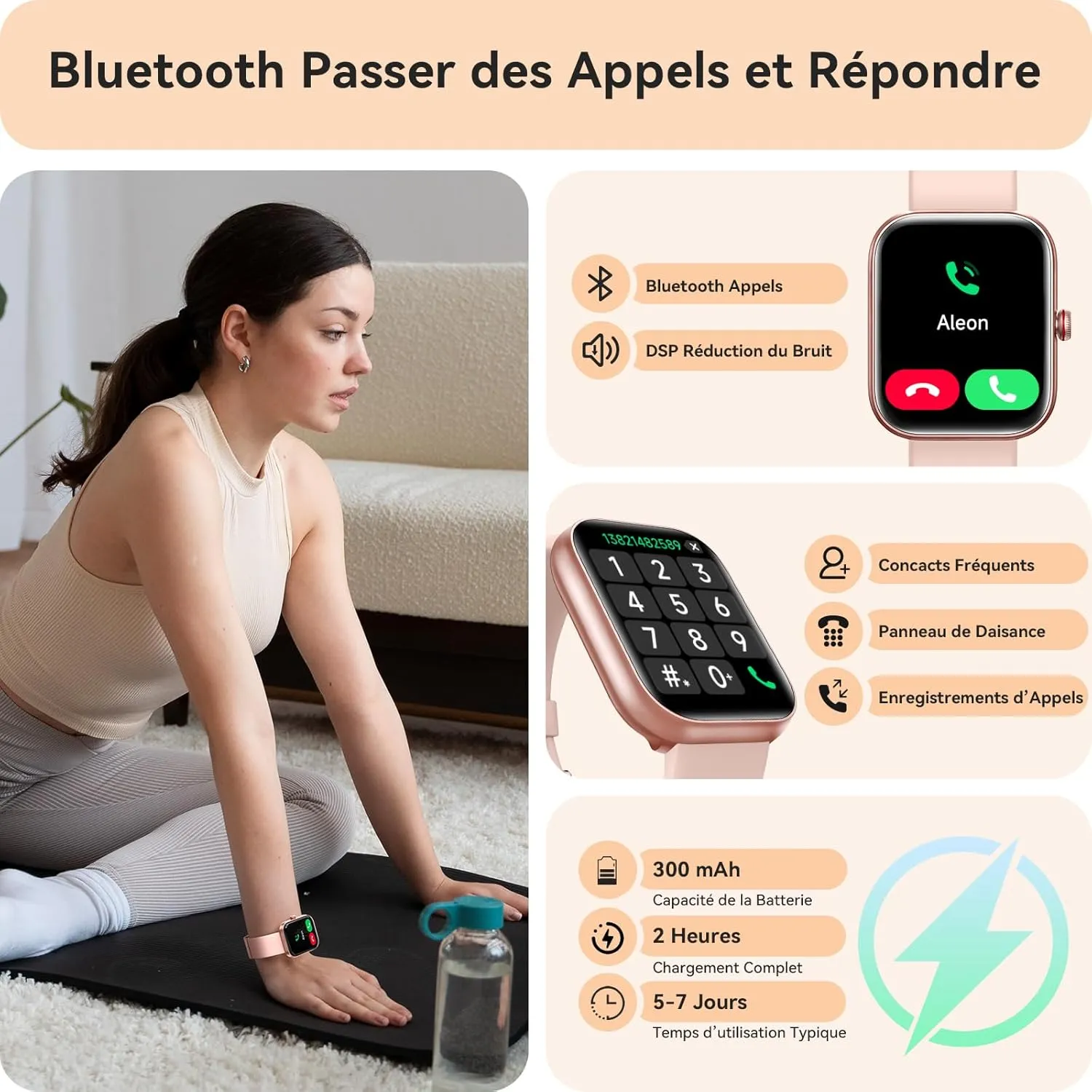 Montre Connectée Femme Performante – Image 2