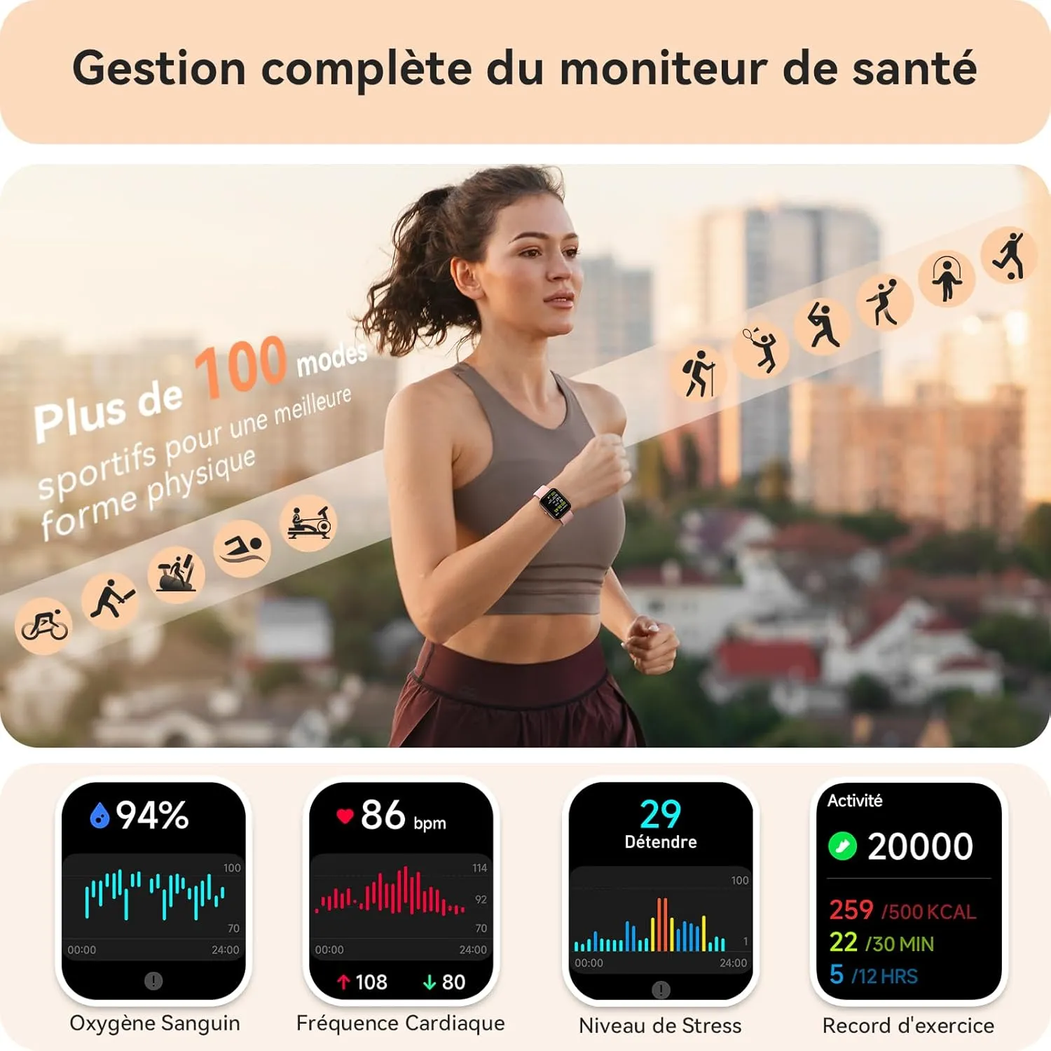 Montre Connectée Femme Performante – Image 4