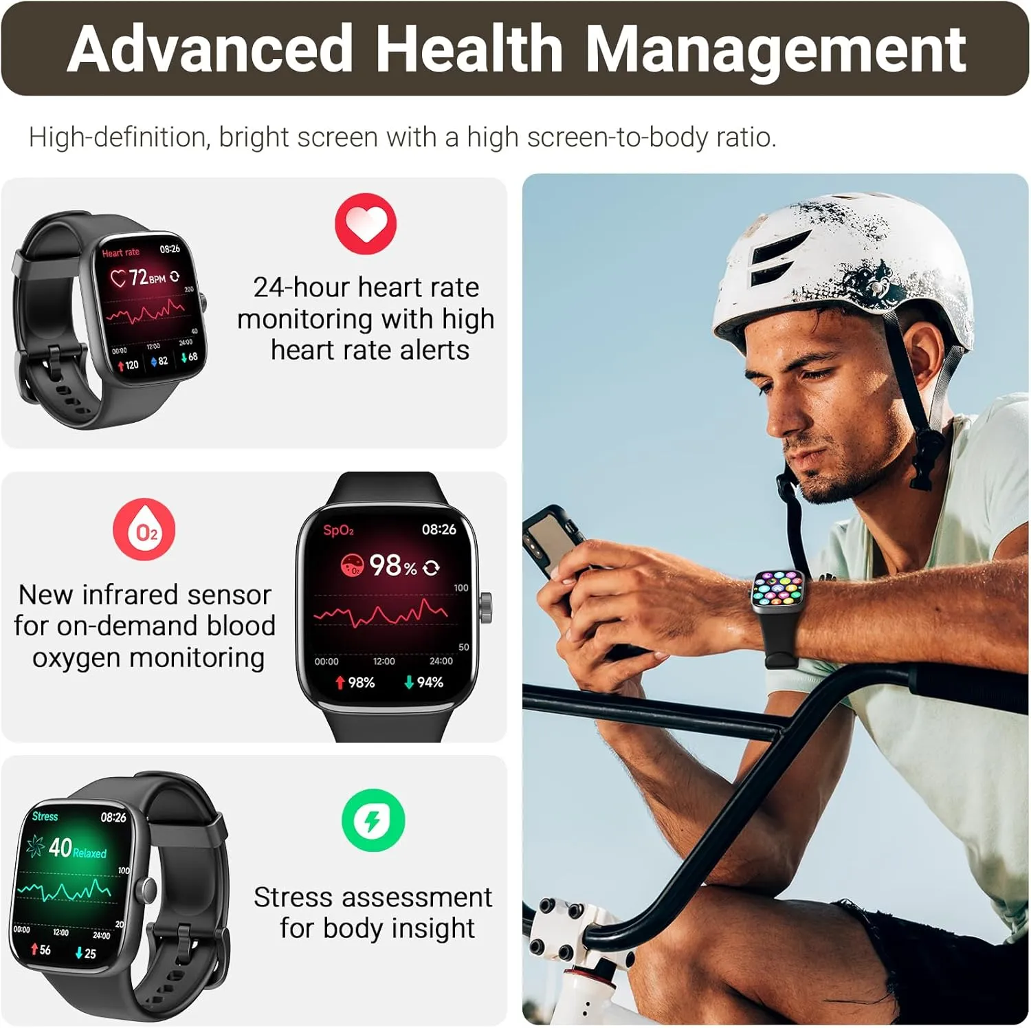 Montre Connectée Étanche et Sportive – Image 4