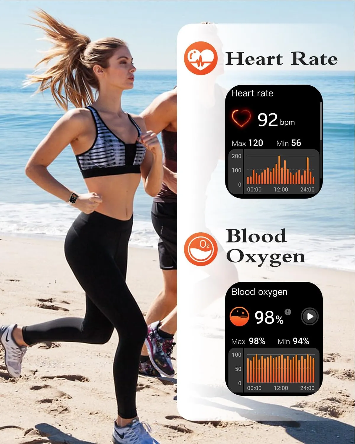 Montre Connectée Femme Sport Smartwatch – Image 6
