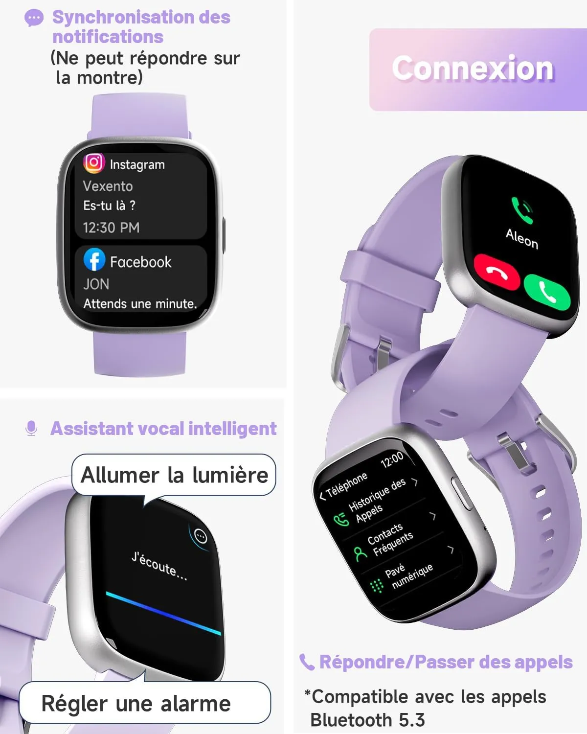 Montre Femme Smartwatch Sport Cardio – Image 5