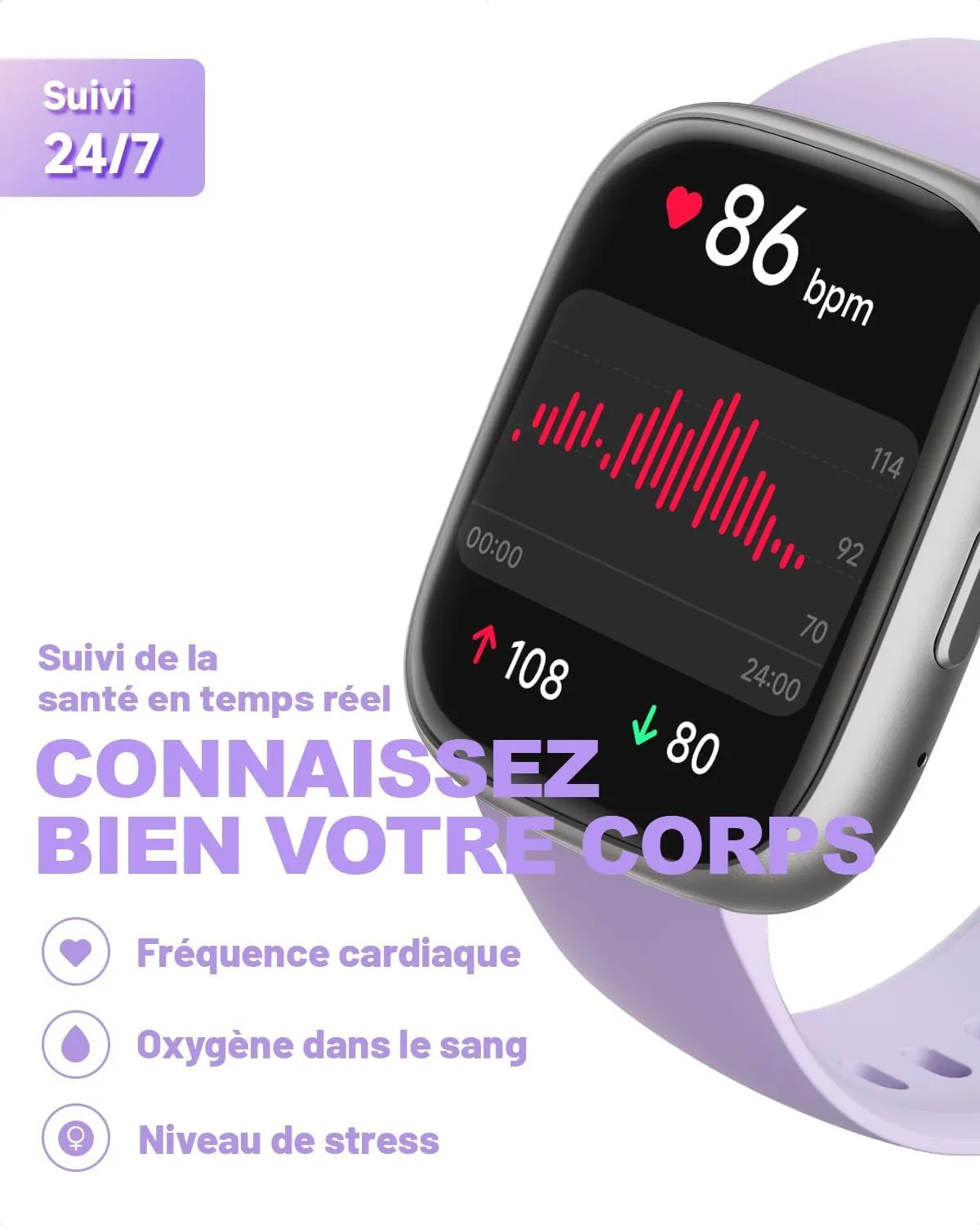 Montre Femme Smartwatch Sport Cardio – Image 3