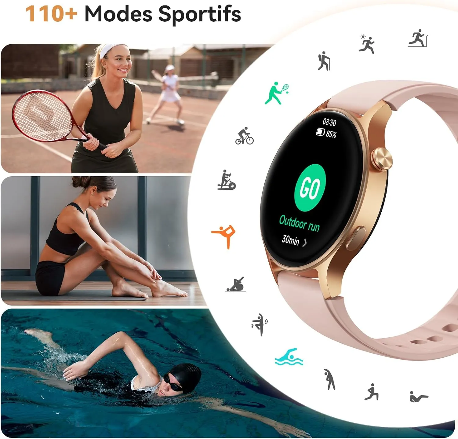 Montre Femme Smartwatch Sport – Image 2
