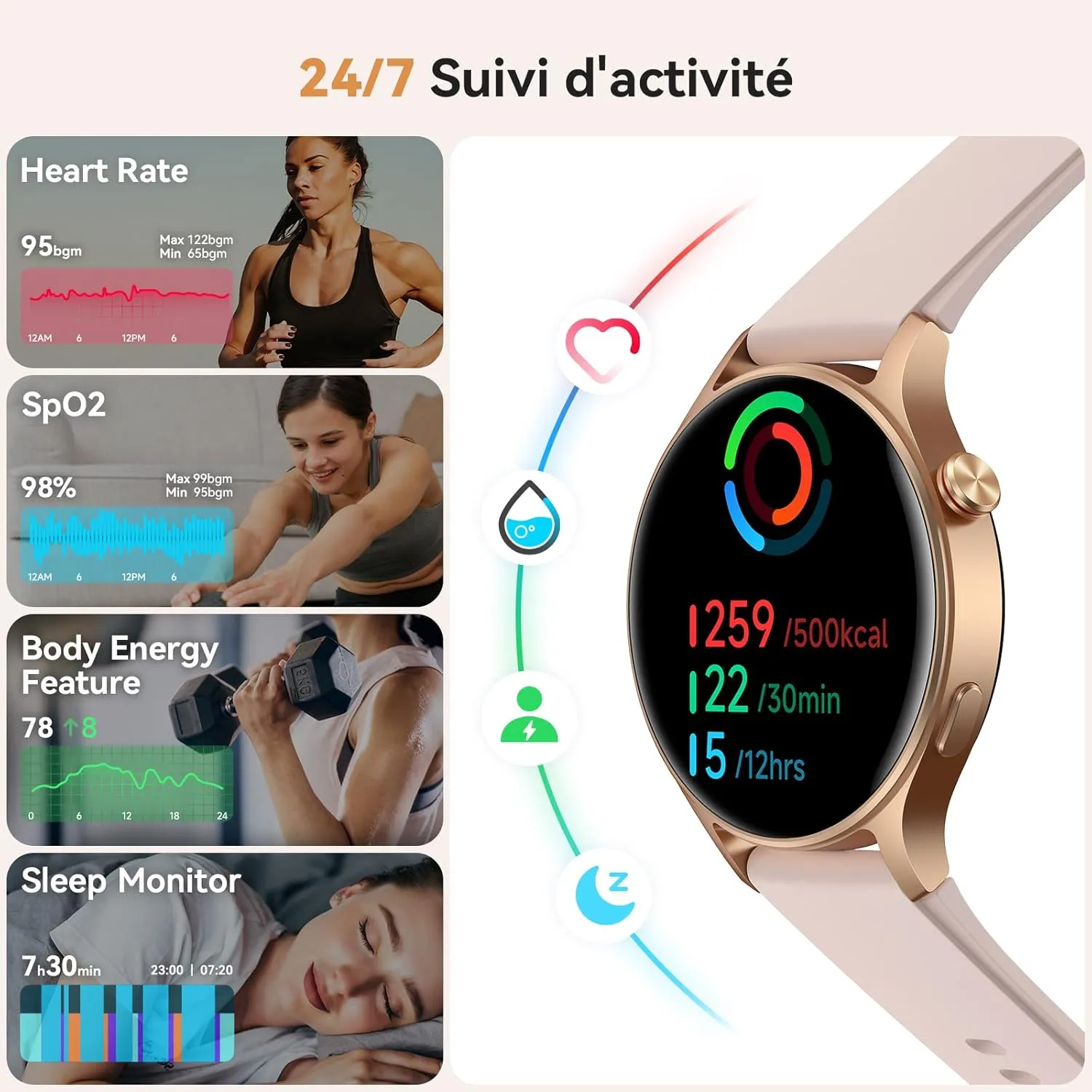 Montre Femme Smartwatch Sport – Image 3