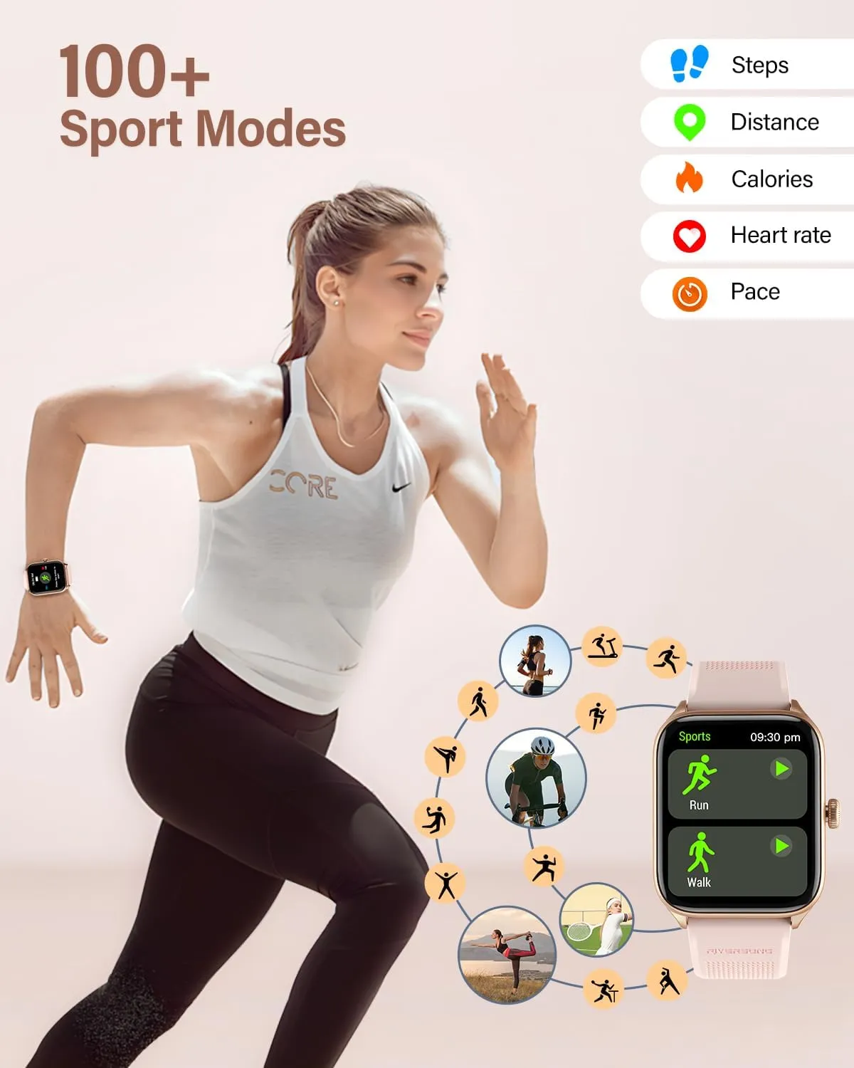 Montre Connectée Femme Petit Poignet – Image 3