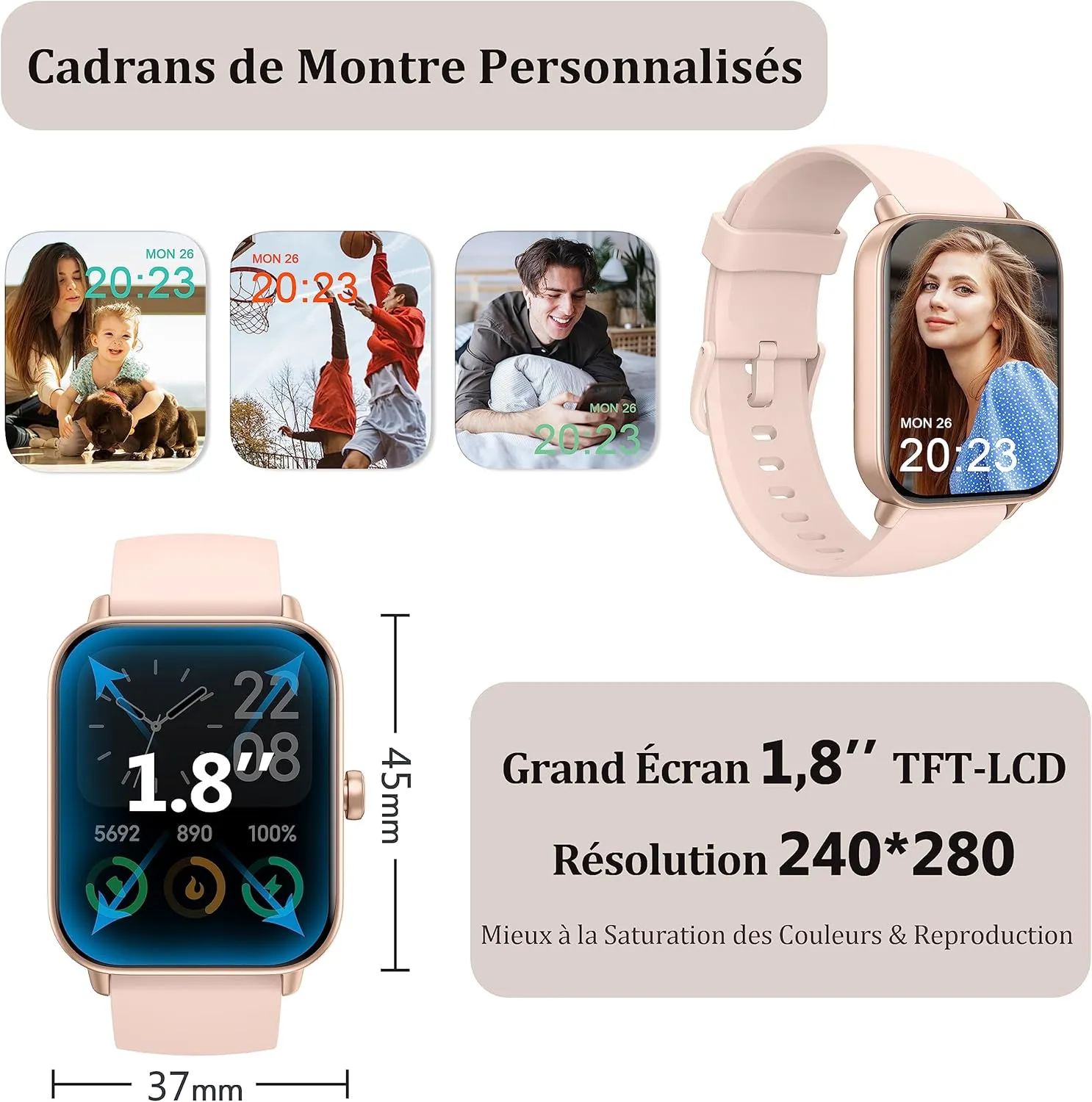 Montre Connectée Femme Bluetooth Performante – Image 5