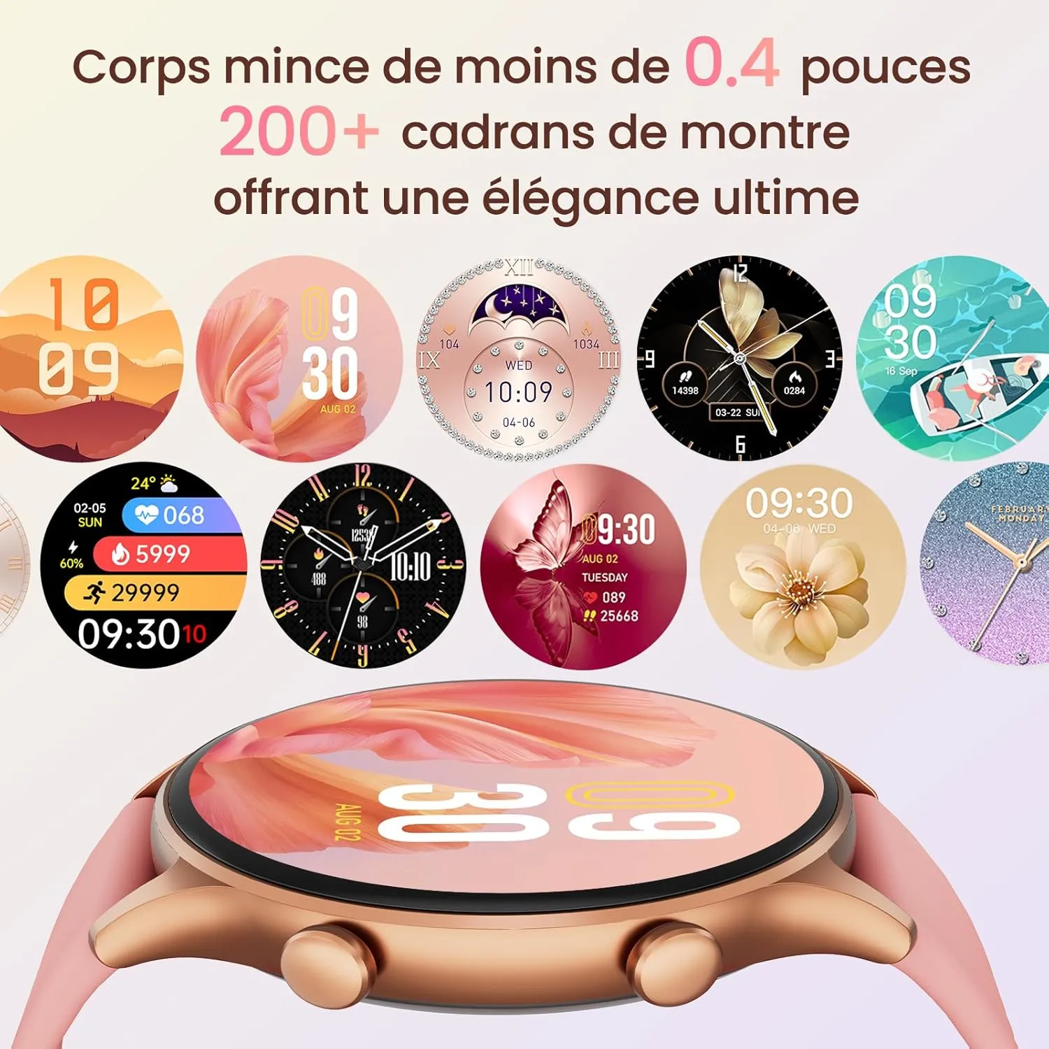 Montre Connectée Femme Sport Ronde – Image 7