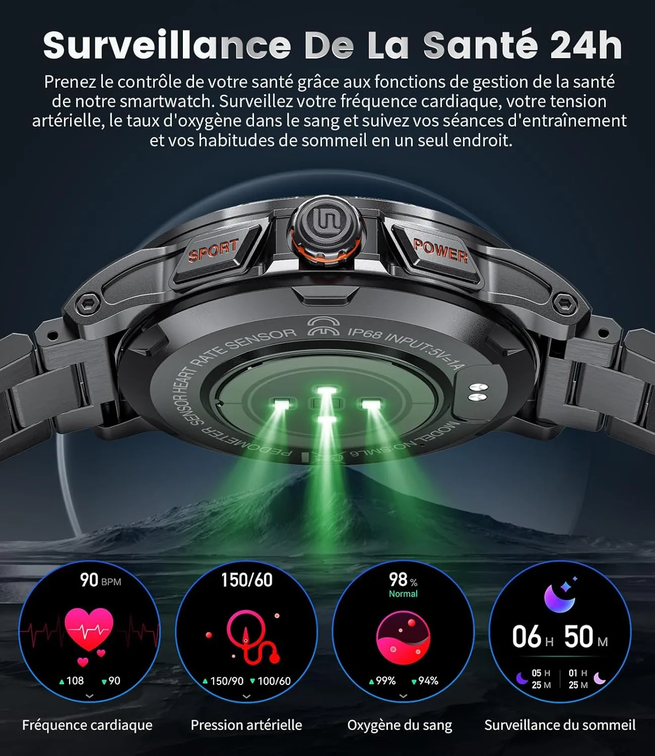 Montre Connectée Homme Jolie – Image 4