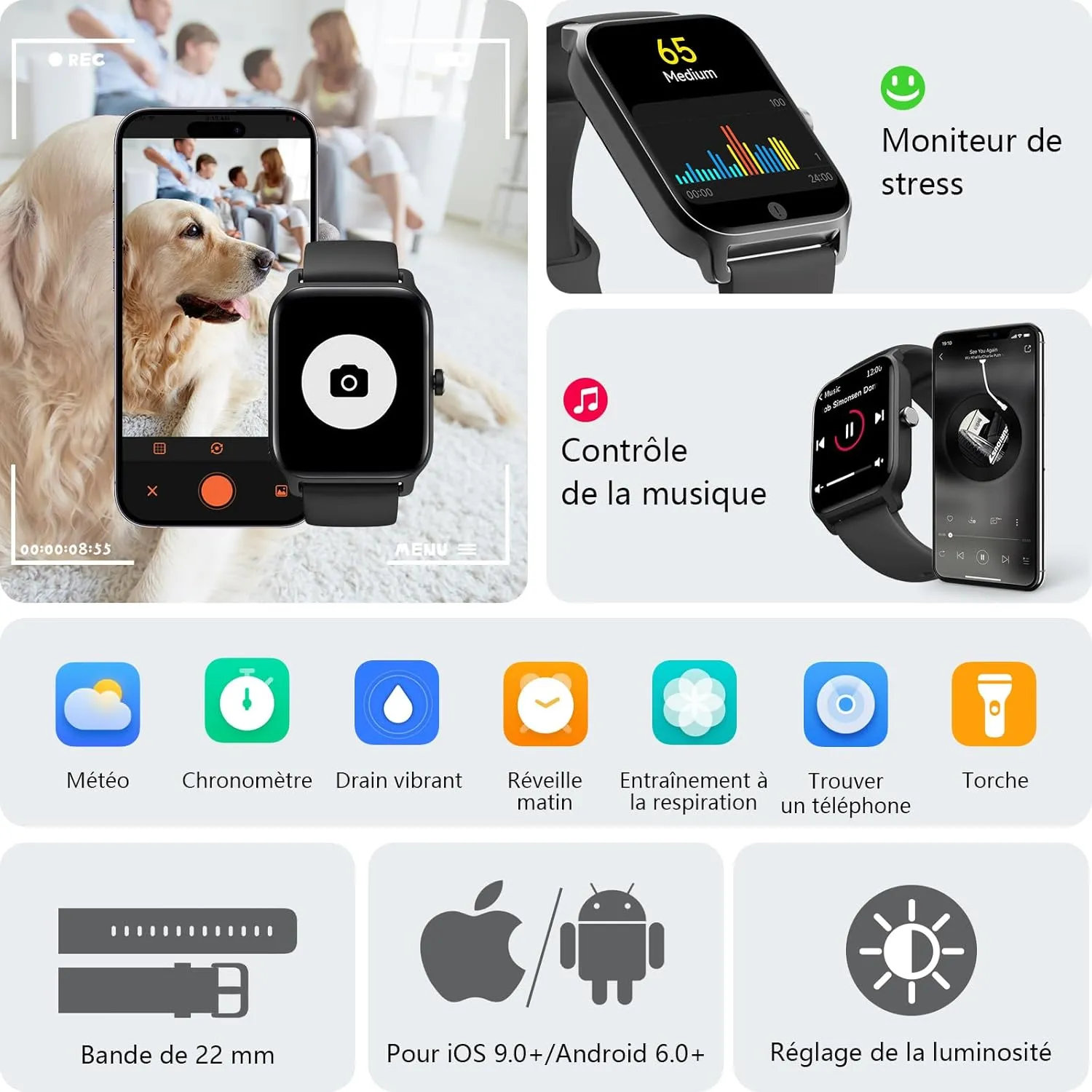 Montre Connectée Sport et Message – Image 6