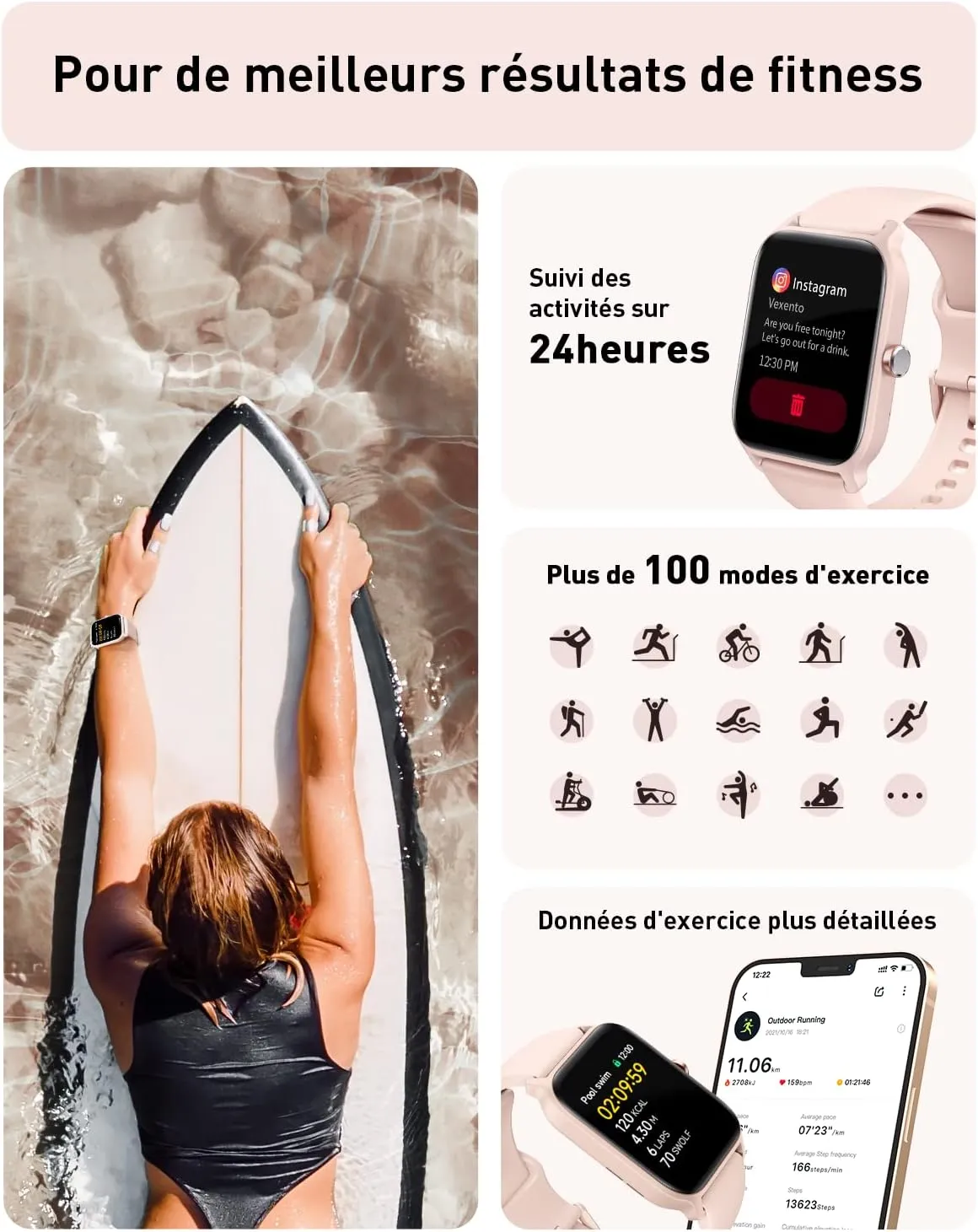Montre Intelligente Femme Sport – Image 4