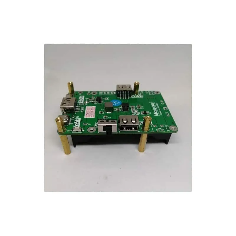 Powerbank pour Raspberry Pi 3B et 4B – 2 Piles 18650