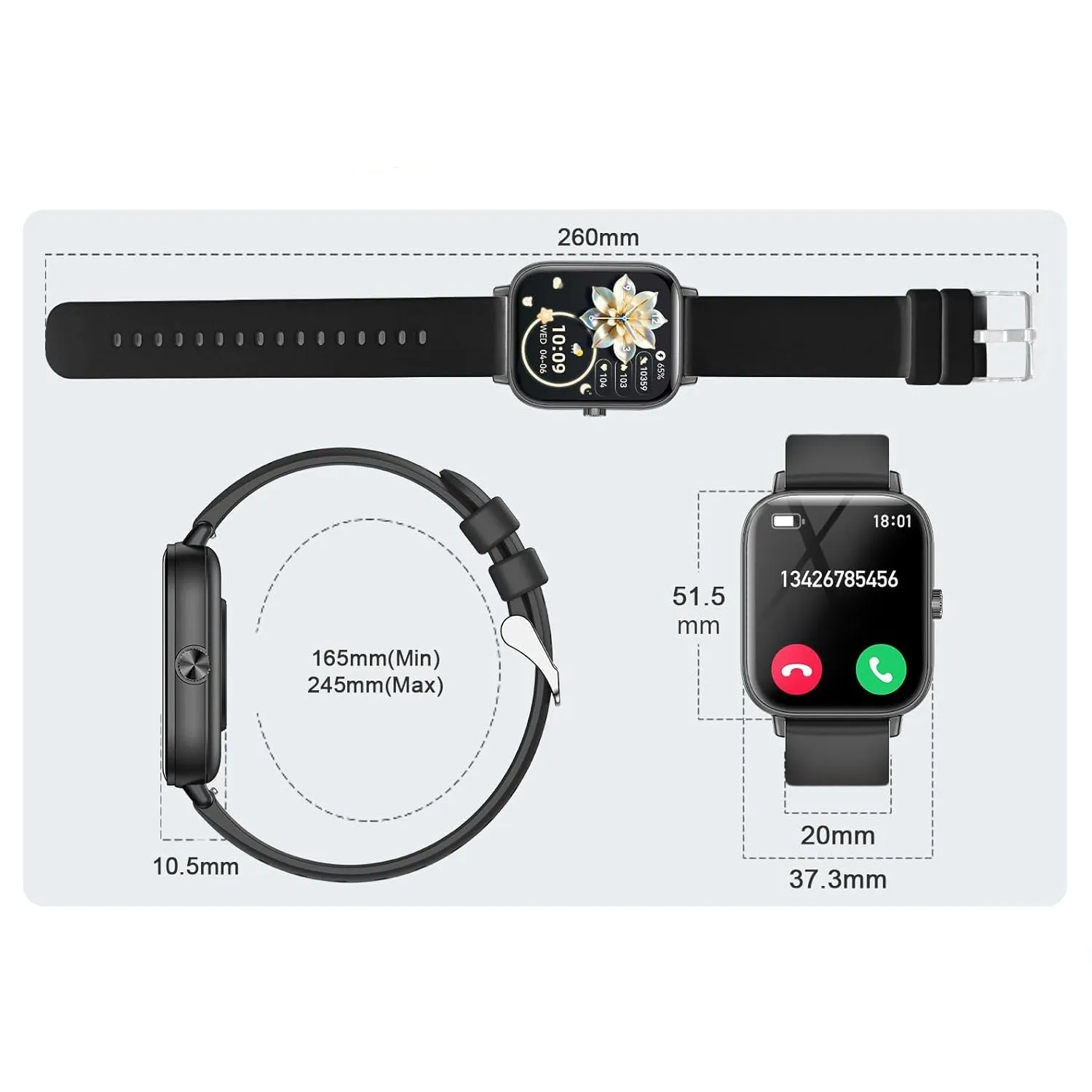 Smartwatch Waterproof Bluetooth – Image 8