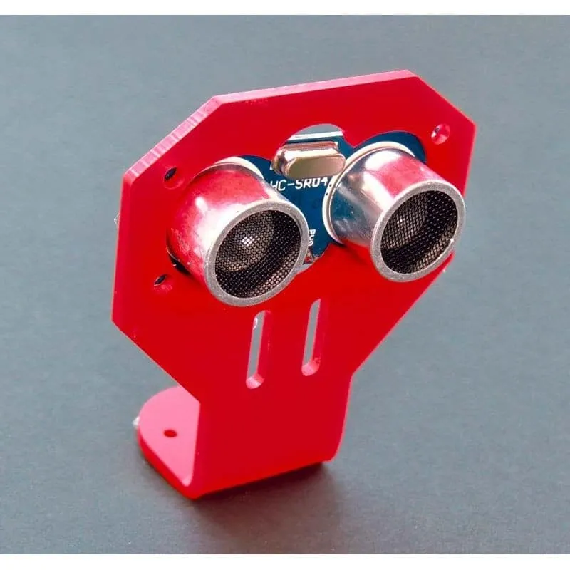 Support pour Capteur Ultrasonique HC-SR04 (Rouge/Bleu) – Image 2