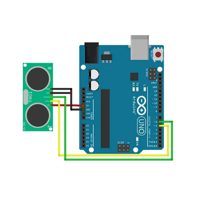 Capteur Ultrasonique US-100 – UART – Image 4