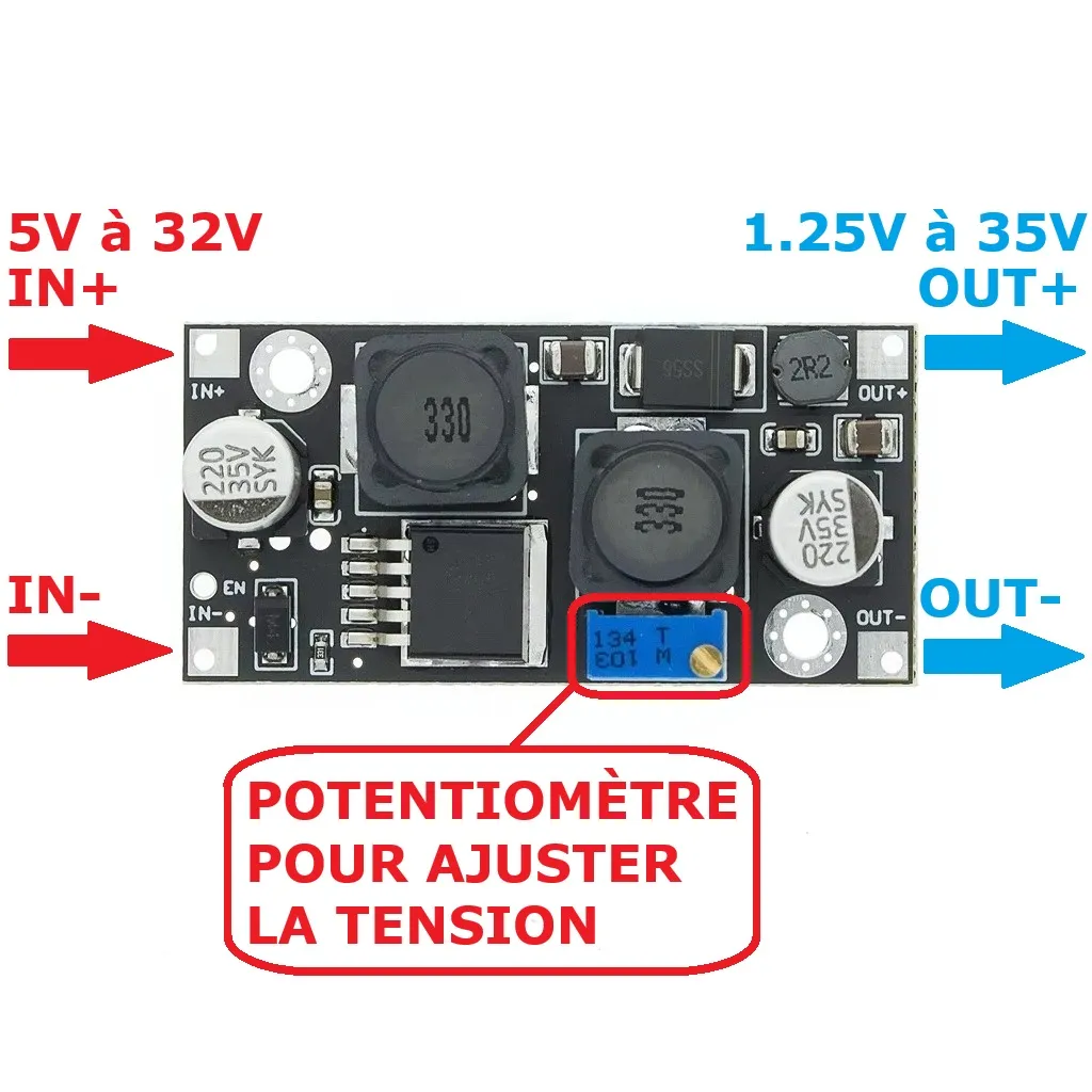 Module XL6019 – Abaisseur de Tension Haute Performance pour Projets Électroniques – Image 4